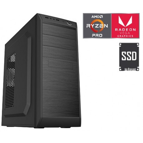 PC GAMER START Ryzen 3 4350G Pro 8Gb SSD120Gb Gabinete Clio 650W