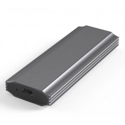 Cofre disco SSD USB 3.1 10gbps M.2 NVME/SATA MKEY Y BKEY Aluminio